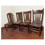 Mixed lot of dining chairs (4)