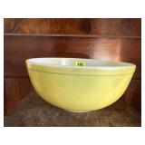 Yellow Pyrex bowl