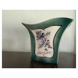 Happy Birthday pottery vase