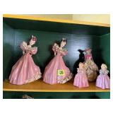 Lace lady statues (5)