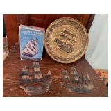 Cutty Sark model kit, decorative plate, wall decor