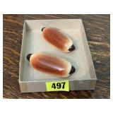 Hot dog salt & pepper shaker set