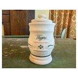 Longaberger Thyme spice jar
