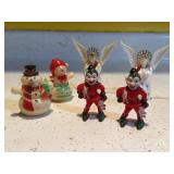 Snowmen, elves, angels