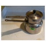 Double boiler pan