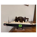 Titanic model ship