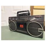 Sharp stereo cassette recorder boombox