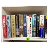 Fiction books, Tom Clancy, Jeffrey Archer