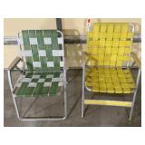 Vintage lawn chairs (2)