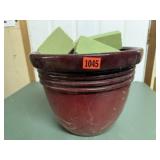 Lightweight flower pot, floral foam blocks