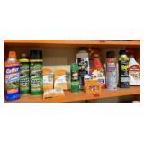 Shelf of consumables, insect repellant