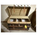 Antique steamer trunk