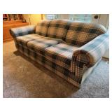 Plaid sofa
