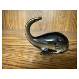 Blown glass whale