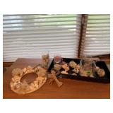 Seashell collection, wall hangings