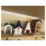 Handcrafted decorative birdhouses (4)