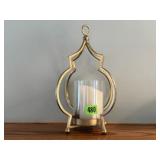 Gold battery operated lantern