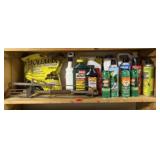Shelf of consumables, insect, rodent repellents