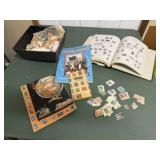 Postage stamps, albums