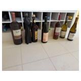 Wine bottle collection. contents included