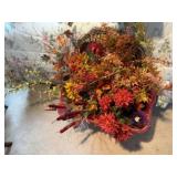 Tote of fall florals