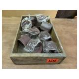 Tray of sanding wheels