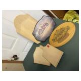 Wooden wall signs, blank boards for crafting