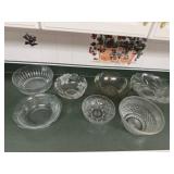 Glass serving bowls