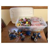 Tote of embroidery thread