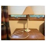 White table lamp