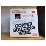 Roll of outdoor copper building wire