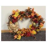 Large fall wreath