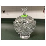 Crystal covered dish