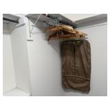 Clothes hangers, garment bag