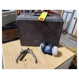 Tool case, contents included, gear puller, mask