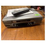 Sanyo VCR, remote