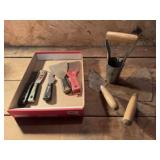 Putty knives, trowels, bulb garden tool