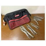 Craftsman tool bag, vise grips