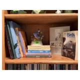 Bird, nature books, music box