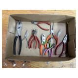 Pliers, needle nose pliers, wire cutters