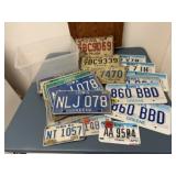 Assorted license plates