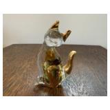 Murano glass cat