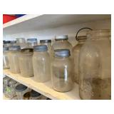 Canning jars, zinc lids