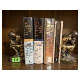 Ken Follett books, bookends