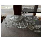 Crystal, Fostoria, Princess House, cut glassware