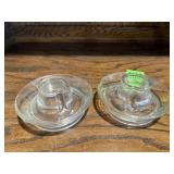 Glass 2 piece chicken waterer