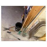 Garden tools, weeder, pruners, shears