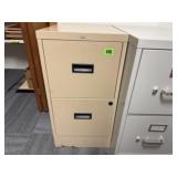 HON 2 drawer letter size filing cabinet