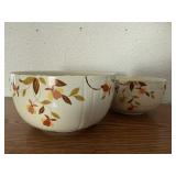 Hall Jewel Tea stacking mixing bowls (2)