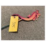 Seahorse garden stake